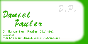 daniel pauler business card